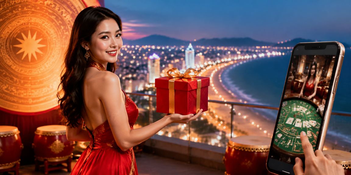 Người chơi Baccarat tại Quy Nhơn tương tác qua phiên casino trực tuyến